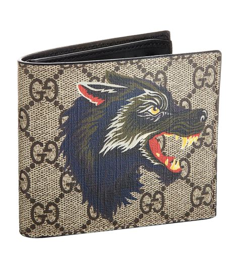 gucci wolf wallet replica|vintage Gucci wallet.